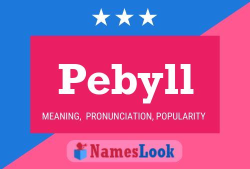 ملصق اسم Pebyll