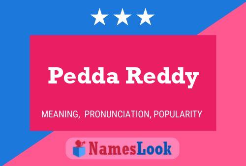 ملصق اسم Pedda Reddy