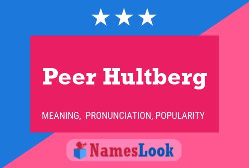 ملصق اسم Peer Hultberg