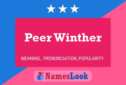 ملصق اسم Peer Winther