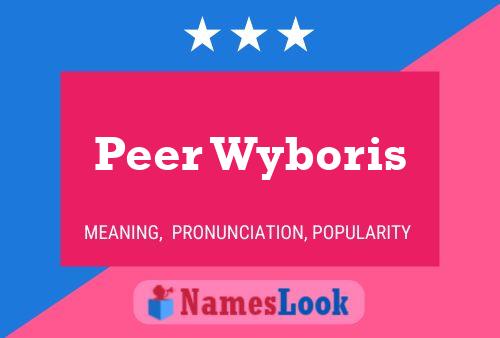 ملصق اسم Peer Wyboris