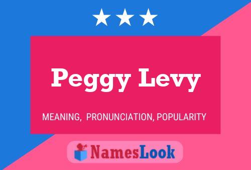 ملصق اسم Peggy Levy