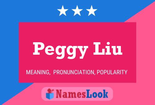 ملصق اسم Peggy Liu