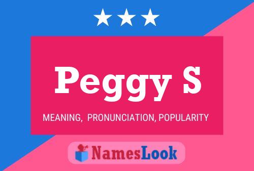 ملصق اسم Peggy S