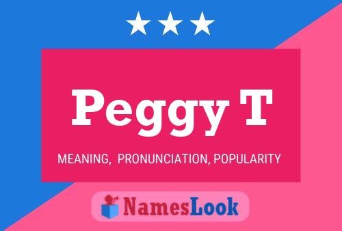 ملصق اسم Peggy T