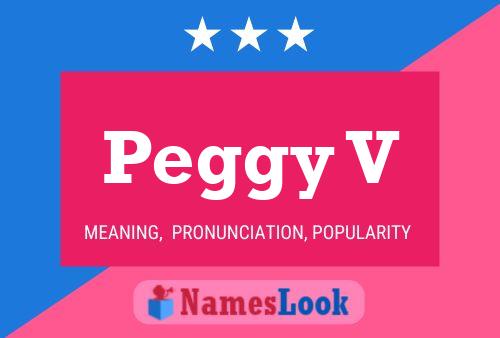 ملصق اسم Peggy V