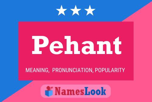 ملصق اسم Pehant