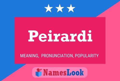 ملصق اسم Peirardi