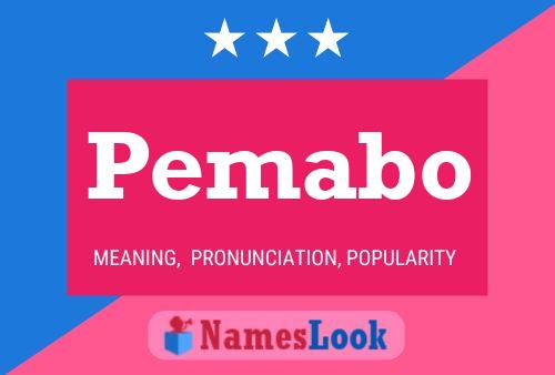 ملصق اسم Pemabo