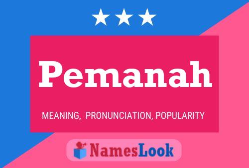 ملصق اسم Pemanah