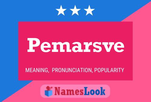 ملصق اسم Pemarsve