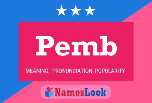 ملصق اسم Pemb