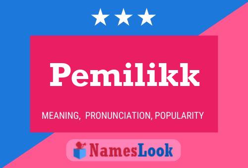 ملصق اسم Pemilikk