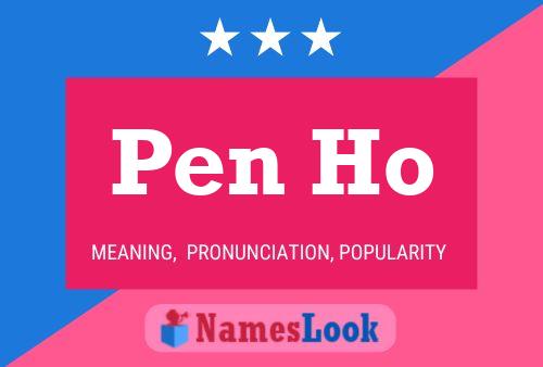 ملصق اسم Pen Ho