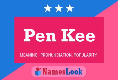 ملصق اسم Pen Kee