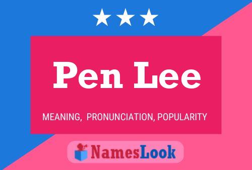 ملصق اسم Pen Lee