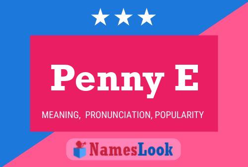 ملصق اسم Penny E