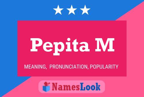 ملصق اسم Pepita M