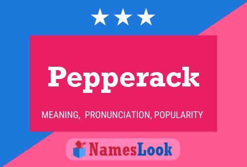 ملصق اسم Pepperack