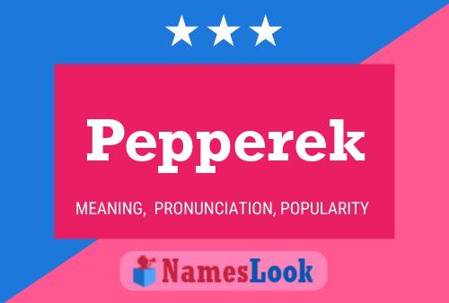 ملصق اسم Pepperek