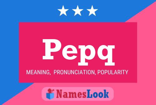 ملصق اسم Pepq