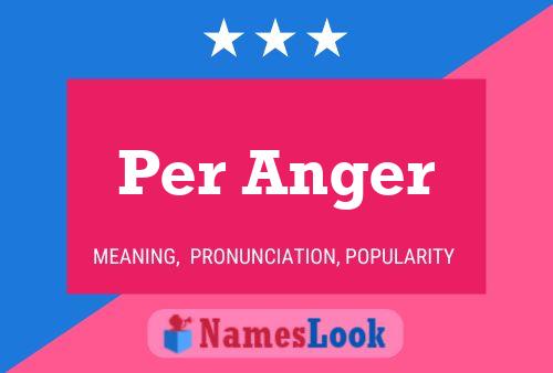 ملصق اسم Per Anger