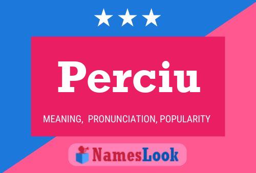 ملصق اسم Perciu