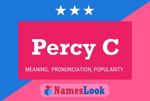 ملصق اسم Percy C