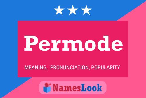 ملصق اسم Permode