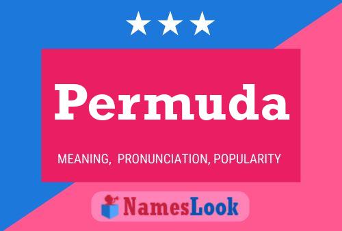 ملصق اسم Permuda