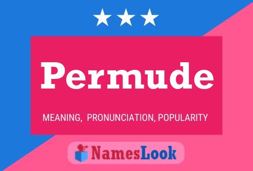 ملصق اسم Permude