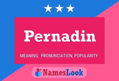 ملصق اسم Pernadin