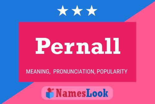 ملصق اسم Pernall