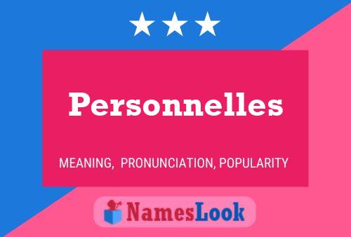 ملصق اسم Personnelles