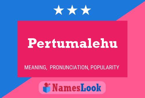 ملصق اسم Pertumalehu