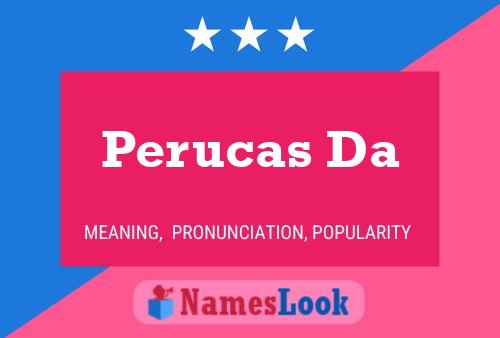 ملصق اسم Perucas Da