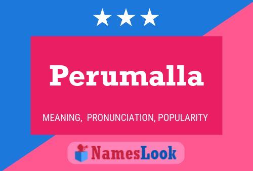 ملصق اسم Perumalla