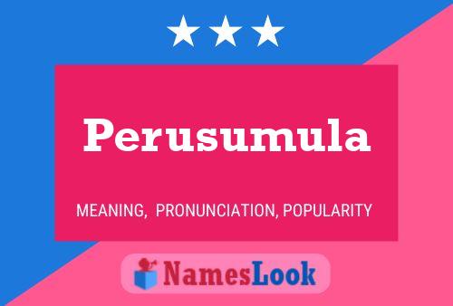 ملصق اسم Perusumula