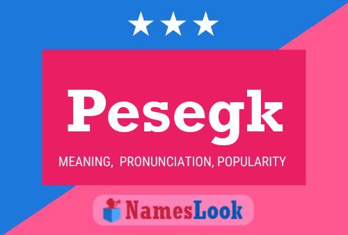 ملصق اسم Pesegk