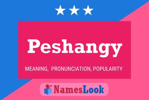 ملصق اسم Peshangy