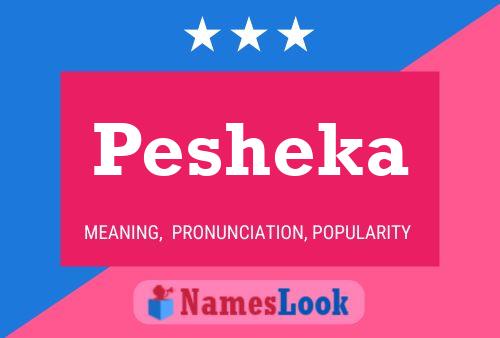 ملصق اسم Pesheka