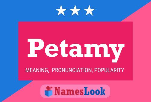 ملصق اسم Petamy