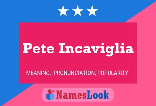 ملصق اسم Pete Incaviglia