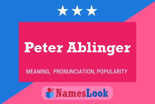 ملصق اسم Peter Ablinger