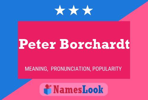 ملصق اسم Peter Borchardt