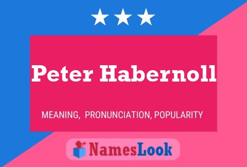 ملصق اسم Peter Habernoll