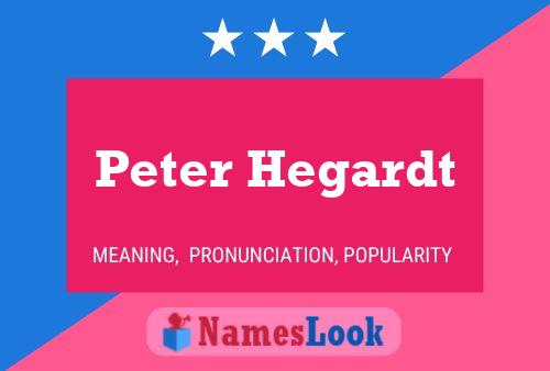 ملصق اسم Peter Hegardt