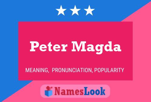 ملصق اسم Peter Magda