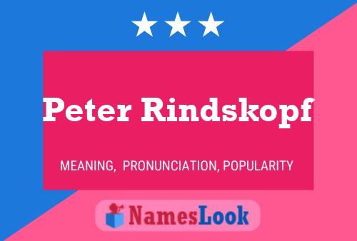 ملصق اسم Peter Rindskopf