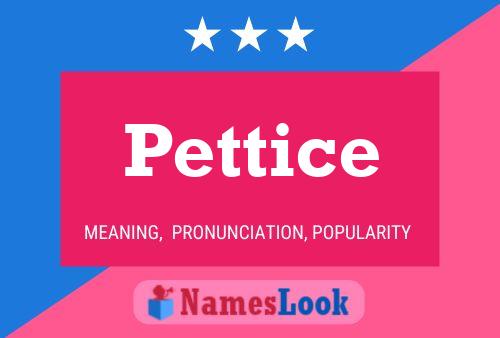 ملصق اسم Pettice